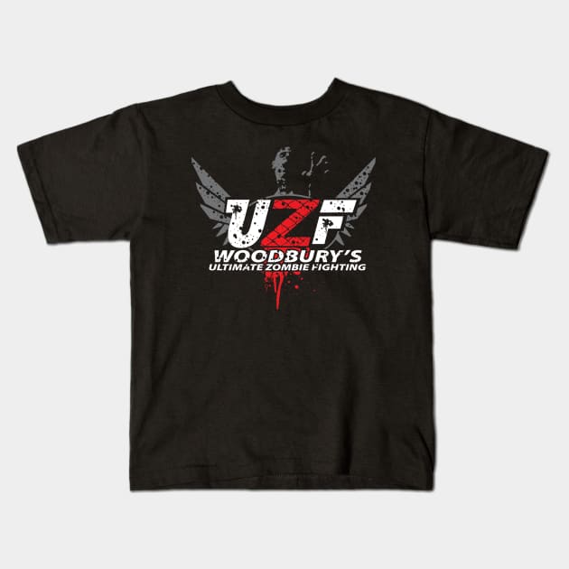 Zombie UFC Kids T-Shirt by GreenHRNET